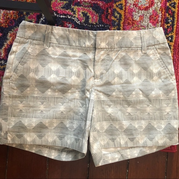 Caslon Grey + Cream Chino Shorts with Stretch - Picture 1 of 4
